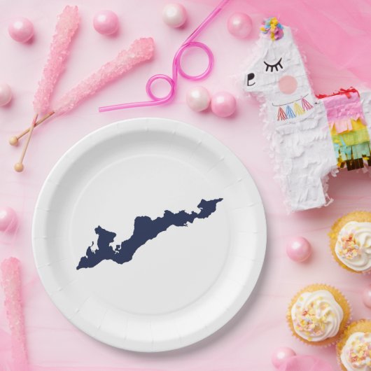 Fishers Island Logo Paper Teller - Navy (Party)