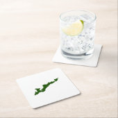 Fishers Island Logo Paper Untersetzer - Green (Vor Ort)
