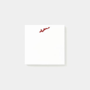 Fishers Island Logo Post-its - Red Post-it Klebezettel