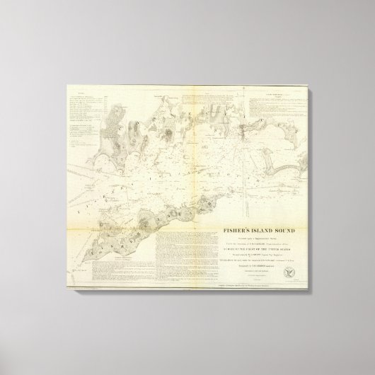 Fisher's Island Sound Leinwanddruck (Vorderseite)