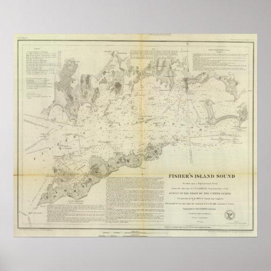 Fisher's Island Sound Poster (Vorne)