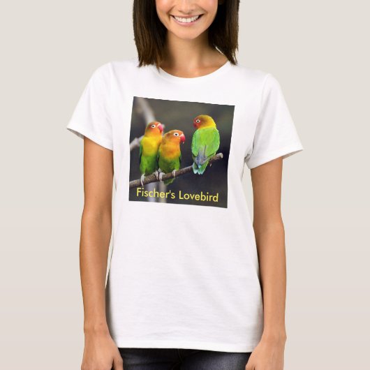 Fisher's Lovebirds T-Shirt (Vorderseite)