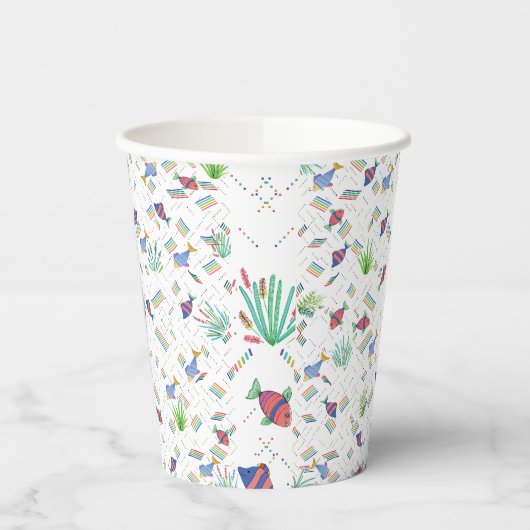 Fishes and Plants in Pond Pappbecher (Links)