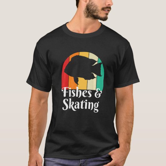 Fishes And Skating   T-Shirt (Vorderseite)
