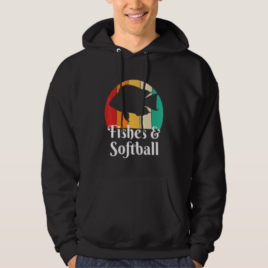 Fishes And Softball Hoodie (Vorderseite)