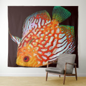 Fishey Fishey Tapestry Wandteppich (Beispiel (Horizontal))