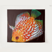 Fishey Fishey Tapestry Wandteppich (Vorderseite (Horizontal))