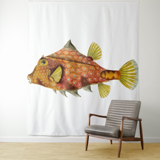 Fishey Fishey Wandteppich (Beispiel)
