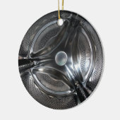 Fisheye Washmaschinentrommel Keramik Ornament (Links)