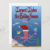 FishFolkArt Christmas 2025 Holiday Card Feiertagskarte (Vorne/Hinten)