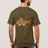 Fishfry entwirft dunklen Hammerhai-T - Shirt (Rückseite)