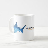 Fishfry entwirft Haifisch-Tasse Kaffeetasse (Vorderseite Links)