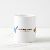 Fishfry entwirft Haifisch-Tasse Kaffeetasse (Mittel)