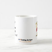 Fishfry entwirft "Vorderteil" Golf-Kaffee-Tasse Kaffeetasse (Mittel)
