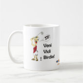 Fishfry entwirft "Vorderteil" Golf-Kaffee-Tasse Kaffeetasse (Links)