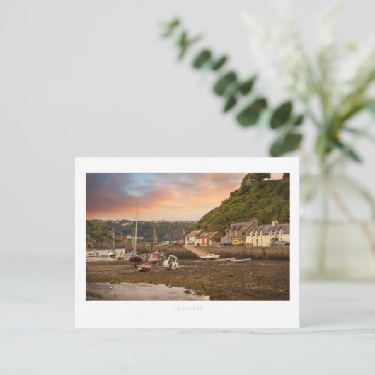 Fishguard Postkarte (Stehend Vorderseite)