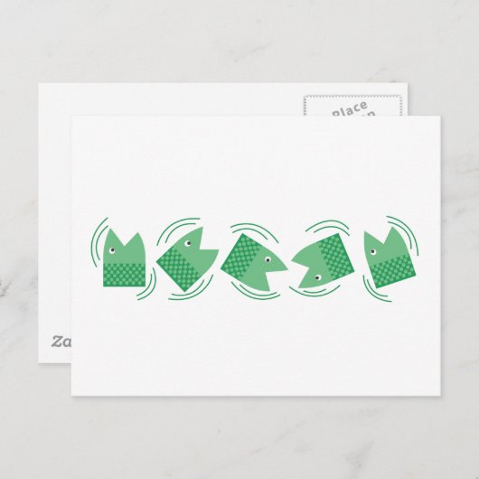 Fishheads Postkarte (Vorne/Hinten)