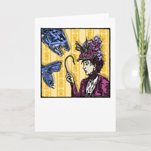 Fishhook - Blank Inside Pop Goth Nightmare Karte (Vorderseite)