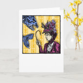 Fishhook - Blank Inside Pop Goth Nightmare Karte (Gelbe Blume)