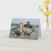 Fishin Clintons Karte (Gelbe Blume)