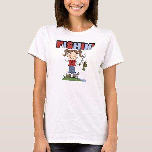 Fishin' Girl-T - Shirt (Vorderseite)