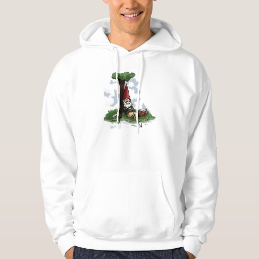 Fishin Gnome Hoodie (Vorderseite)