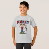 Fishin Mädchen-T - Shirts und Geschenke (Vorne ganz)