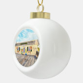 Fishin' Pier Grille Avalon NJ Keramik Ornament (Rechts)