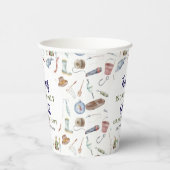 Fishing 1st Birthday | O-Fish-Ally One party Pappbecher (Rechts)