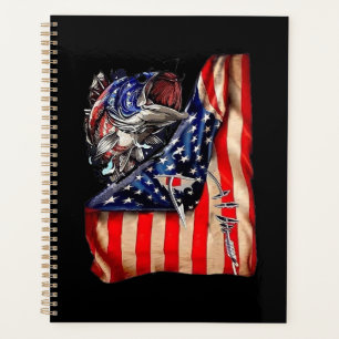  Fishing American Flag Vintage USA Bass Fisherman  Planer
