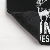 Fishing & Hunting Solve My Problems Funny Mousepad (Ecke)