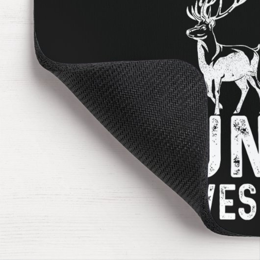 Fishing & Hunting Solve My Problems Funny Mousepad (Ecke)