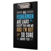 Fishing Art All Fisherman Klemmbrett (Links)
