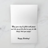 Fishing at Sunrise Birthday Karte (Innenseite)