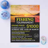 Fishing at Sunrise, Fishing Tournament Event Flyer (Einzeln)