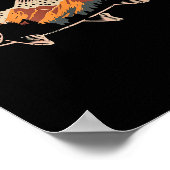 Fishing B Fish Mountain Star Fisherman Art Men Wom Poster (Ecke)