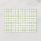 Fishing Baby Shooter Diaper Raffle Ticket Begleitkarte (Rückseite)