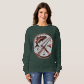 Fishing Badge Design – Women’s Sweatshirt (Vorne ganz)