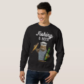 Fishing & Beer  Cat Sweatshirt (Vorne ganz)