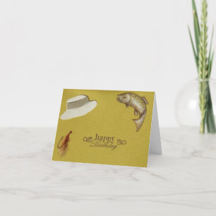 Fishing Birthday Card Karte