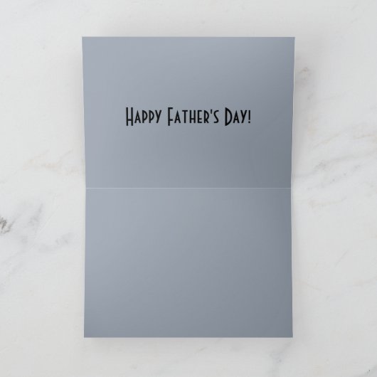 Fishing Blue Funny Sorry vermisst Ihr Call-Zitat Karte (Innenseite)