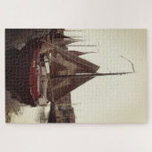 Fishing boat in Harbor Puzzle (Horizontal)