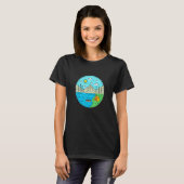Fishing Boating Camping  My Happy Place Lake Lure T-Shirt (Vorne ganz)
