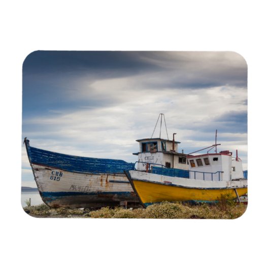 Fishing Boats Magnet (Horizontal)