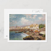 Fishing Boats on the Beach at Marinella, Neapel (o Postkarte (Vorne/Hinten)