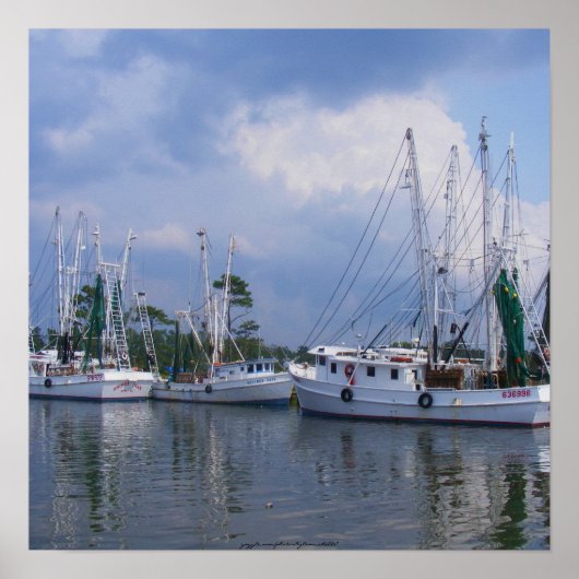 Fishing Boats Poster (Vorne)