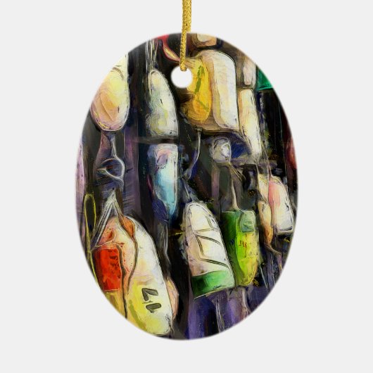 Fishing Boys Weihnachtsschmuck (Vorne)