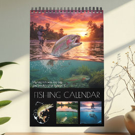 Fishing Calendar 2026 / Fish Photo Calendar Kalender