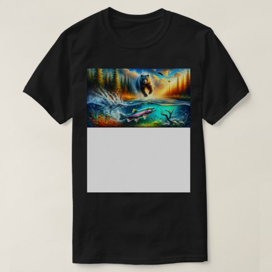 Fishing Canada Style TShirt (Design vorne)