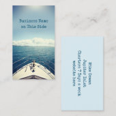 Fishing Charter Boating Business Cards Visitenkarte (Vorne/Hinten)